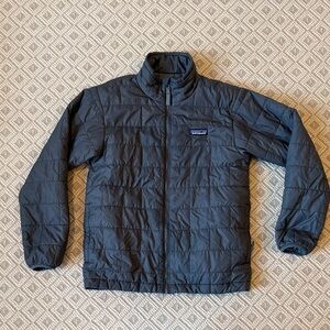 Patagonia Youth Dark Gray Puffer Jacket